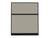 Configurable Acoustic Cubicle Partition Electric Hush Panel‚Äö√ë¬¢ 5' x 6' Sand Fabric Black Trim