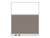 Configurable Acoustic Cubicle Partition Electric Hush Panel‚Äö√ë¬¢ 5' x 6' W/Window Warm Pebble Fabric Frosted Window White Trim