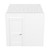 Ever Panel Room with Power and Lighting, White Wall, Marble Gray Roof, LH Swing Door 8x8