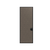 Room Divider 360 / StraightWall Door, 7'6" x 33", Mocha Fabric