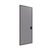Room Divider 360 / StraightWall Door, 7'6" x 33", Classic Gray Fabric