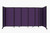 StraightWallª Sliding Portable Partition 15'6" x 6' Purple Fabric