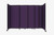 StraightWallª Sliding Portable Partition 11'3" x 6'10" Purple Fabric
