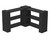 EverBlock Corner Shelving Kit 3 Level Single Corner Kit B Black