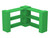 EverBlock Corner Shelving Kit 3 Level Single Corner Kit B Green