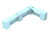 EverBlock Corner Shelving Kit 2 Level Double Corner Kit A Light Blue