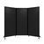 Fire Resistant QuickWall Folding Partition 8'4" x 6'8" Black