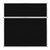 Hush Panel 6'h x 6'w Acoustic Control Black (Non-Electric)