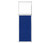 Hush Panel 6'h x 2'w Acoustic Control Blue with Clear Poly (Non-Electric)