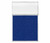 Hush Panel 6'h x 4'w Acoustic Control Blue with Fluted Poly (Non-Electric)