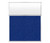 Hush Panel 6'h x 5'w Acoustic Control Blue with Frosted Poly (Non-Electric)