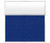 Hush Panel 6'h x 6'w Acoustic Control Blue with Frosted Poly (Non-Electric)