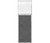 Hush Panel 6'h x 2'w Acoustic Control Dark Gray with Fluted Poly (Non-Electric)