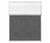 Hush Panel 6'h x 5'w Acoustic Control Dark Gray with Fluted Poly (Non-Electric)