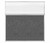 Hush Panel 6'h x 6'w Acoustic Control Dark Gray with Fluted Poly (Non-Electric)