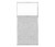Hush Panel 6'h x 3'w Acoustic Control Marble Gray with Clear Poly (Non-Electric)