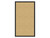 Hush Panel 4'h x 2'w Acoustic Control Beige (Non-Electric) with Matte Black Frame