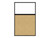 Hush Panel 6'h x 4'w Acoustic Control Beige with Clear Poly (Non-Electric) with Matte Black Frame