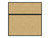 Hush Panel 6'h x 6'w Acoustic Control Beige (Non-Electric) with Matte Black Frame