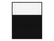 Hush Panel 6'h x 5'w Acoustic Control Black with Frosted Poly (Non-Electric) with Matte Black Frame