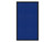 Hush Panel 4'h x 2'w Acoustic Control Blue (Non-Electric) with Matt Black Frame