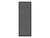 Hush Panel 6'h x 2'w Acoustic Control Dark Gray (Non-Electric) with Matte Black Frame