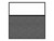 Hush Panel 6'h x 6'w Acoustic Control Dark Gray with Clear Poly (Non-Electric) with Matte Black Frame
