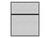 Hush Panel 6'h x 5'w Acoustic Control Marble Gray (Non-Electric) with Matte Black Frame