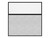 Hush Panel 6'h x 6'w Acoustic Control Marble Gray with Frosted Poly (Non-Electric) with Matte Black Frame