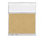 Hush Panel Electrical 6'h x 5'w Acoustic Control Beige with Fluted Poly