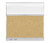Hush Panel Electrical 6'h x 6'w Acoustic Control Beige with Fluted Poly