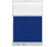 Hush Panel Electrical 6'h x 4'w Acoustic Control Blue with Fluted Poly