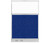 Hush Panel Electrical 6'h x 4'w Acoustic Control Blue with Clear Poly