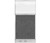 Hush Panel Electrical 6'h x 3'w Acoustic Control Dark Gray with Fluted Poly