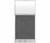 Hush Panel Electrical 6'h x 3'w Acoustic Control Dark Gray with Frosted Poly