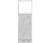 Hush Panel Electrical 6'h x 2'w Acoustic Control Marble Gray with Clear Poly