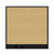Hush Panel Electrical 4'h x 4'w Acoustic Control Beige with Matte Black Frame