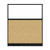 Hush Panel Electrical 6'h x 5'w Acoustic Control Beige with Frosted Poly with Matte Black Frame