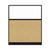 Hush Panel Electrical 6'h x 5'w Acoustic Control Beige with Clear Poly with Matte Black Frame