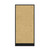 Hush Panel Electrical 6'h x 3'w Acoustic Control Beige with Matte Black Frame