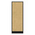 Hush Panel Electrical 6'h x 2'w Acoustic Control Beige with Matte Black Frame