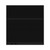 Hush Panel Electrical 6'h x 6'w Acoustic Control Black with Matte Black Frame