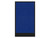 Hush Panel Electrical 4'h x 2'w Acoustic Control Blue with Matte Black Frame