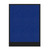 Hush Panel Electrical 4'h x 3'w Acoustic Control Blue with Matte Black Frame