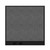 Hush Panel Electrical 4'h x 4'w Acoustic Control Dark Gray with Matte Black Frame