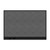 Hush Panel Electrical 4'h x 6'w Acoustic Control Dark Gray ONE PIECE with Matte Black Frame