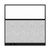 Hush Panel Electrical 6'h x 6'w Acoustic Control Marble Gray with Clear Poly with Matte Black Frame
