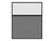 Portable and Acoustic Partition Hush Panel Configurable Cubicle Partition 5' x 6' W/ Window Cloud Gray Woven Woven Fabric Clear Fluted Window Black Trim