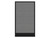 Configurable Acoustic Cubicle Partition Electric Hush Panel 2' x 4' Cloud Gray Woven Woven Fabric Black Trim