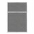 Portable and Acoustic Partition Hush Panel Configurable Cubicle Partition 4' x 6' Cloud Gray Woven Fabric